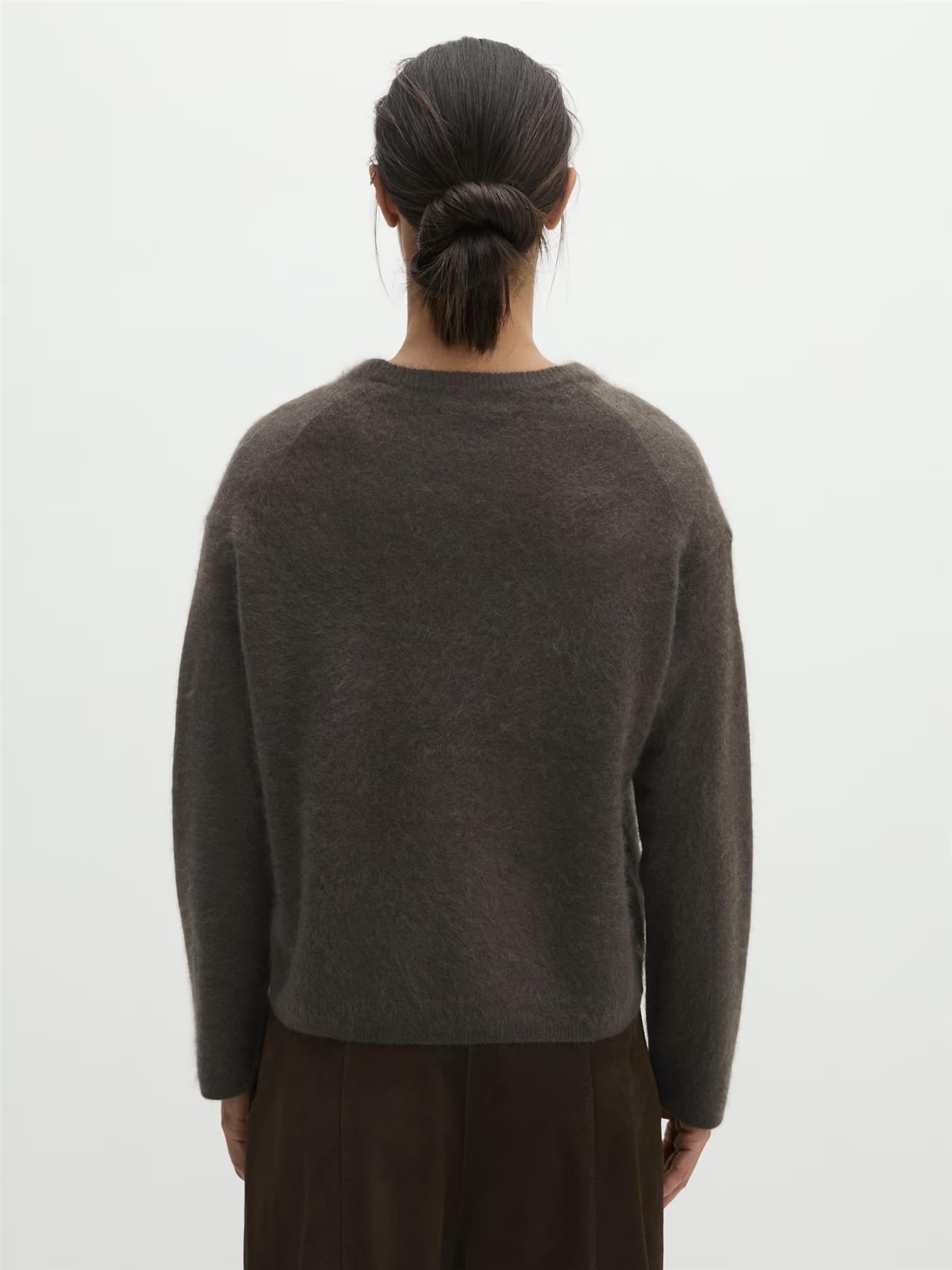 Pullover, Round neck, Coal Grey