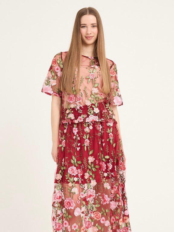 Fuschia blouse