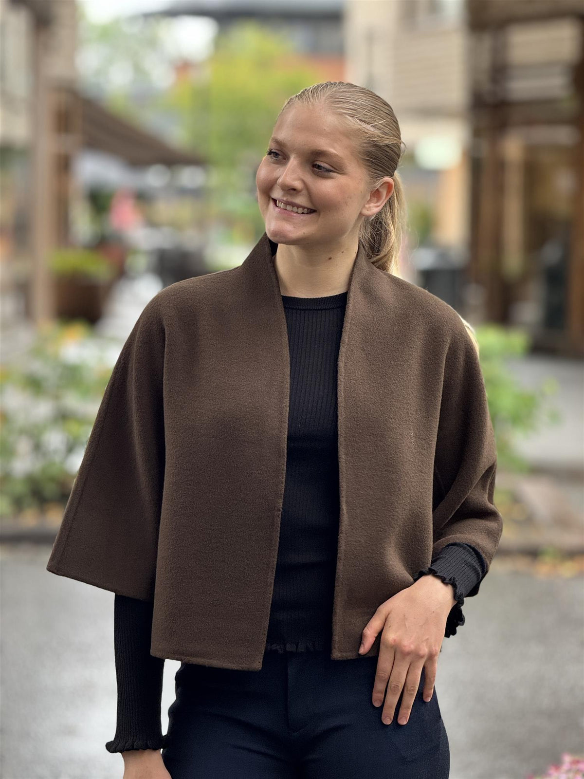 Kira Wool Jacket, Brown