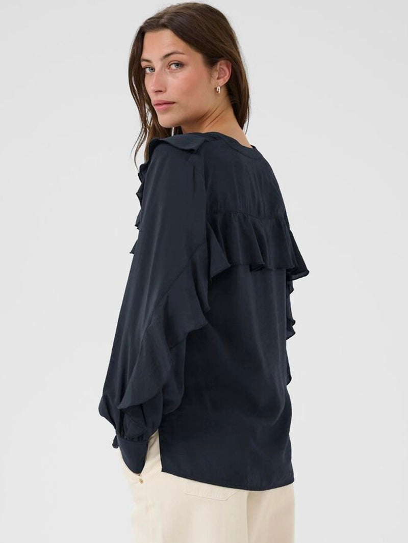 Stefani PW Blouse,Dark Navy