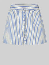 Serifa Shorts, White/Blue