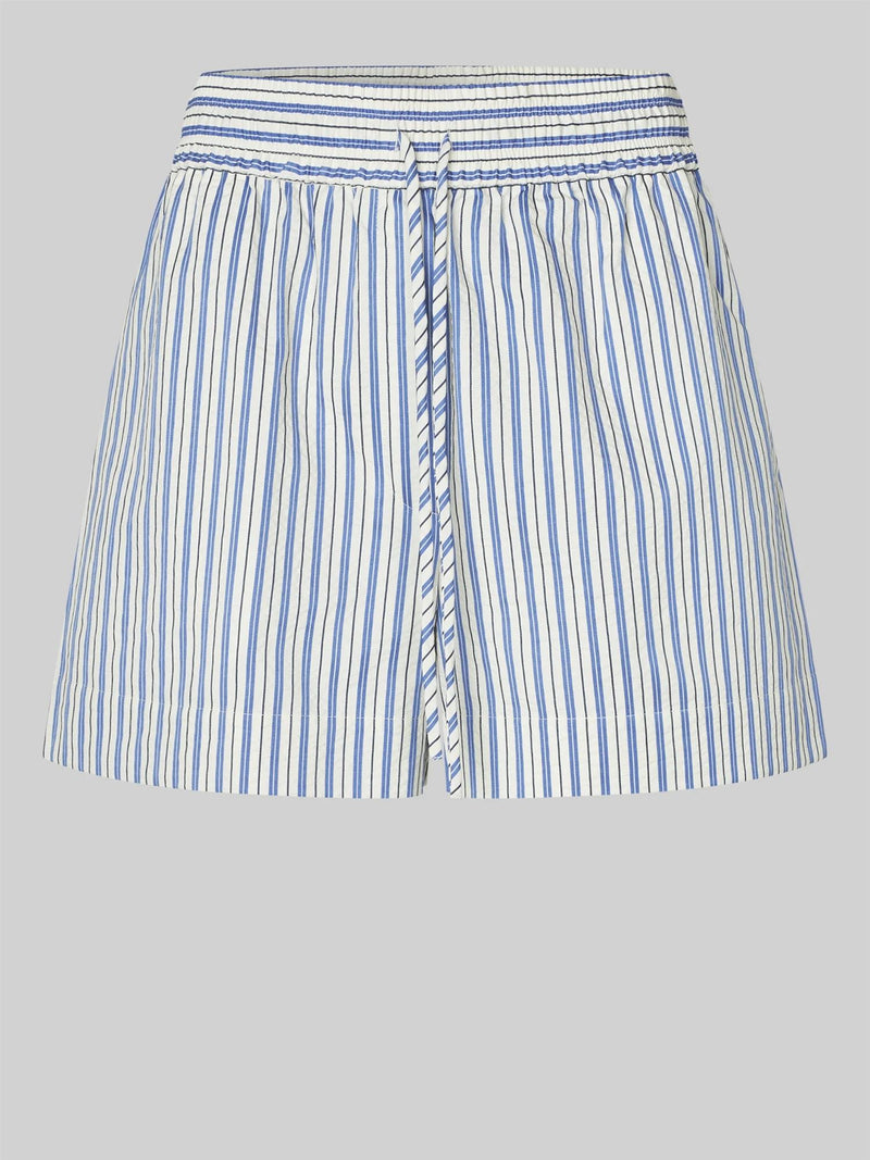 Serifa Shorts, White/Blue