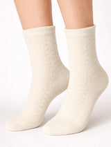 Leofa Cotta Sock, White