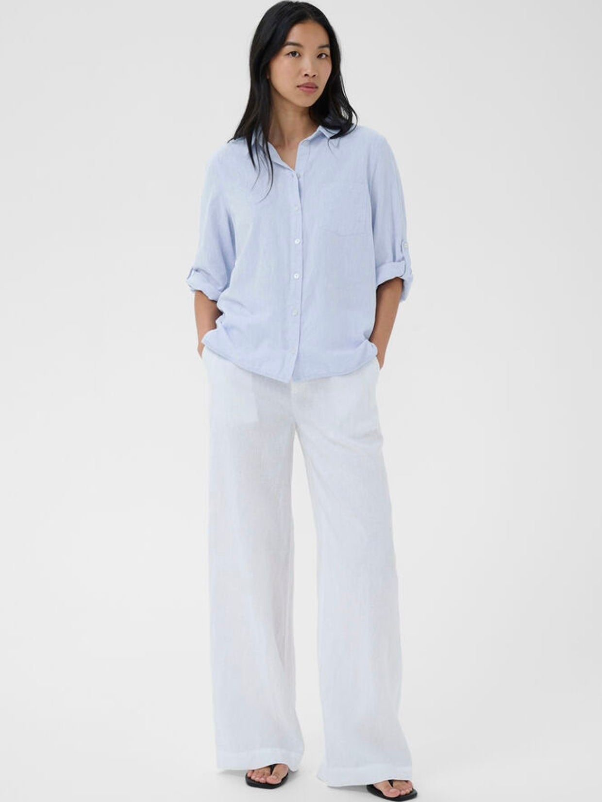Cindie PW Shirt, Light Blue