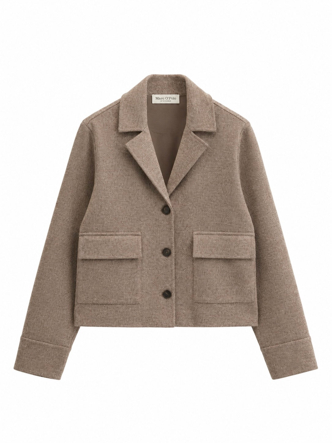 Jersey Blazer, Dark Brown
