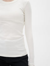 Dagna IW T-Shirt Long sleeve, Whisper White