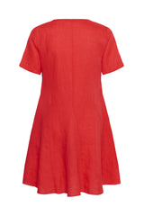 Aminasa PW Dress, Red