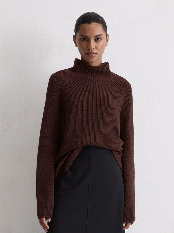Pullover, longsleeve, Black Cherry