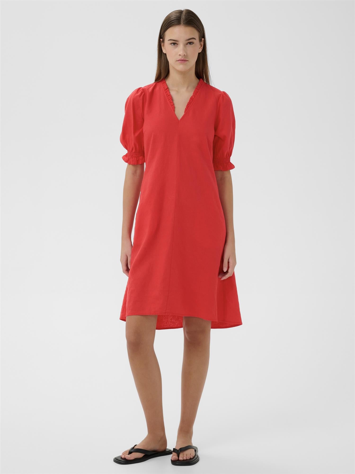 EDITH IW RIGITTA DRESS, Red
