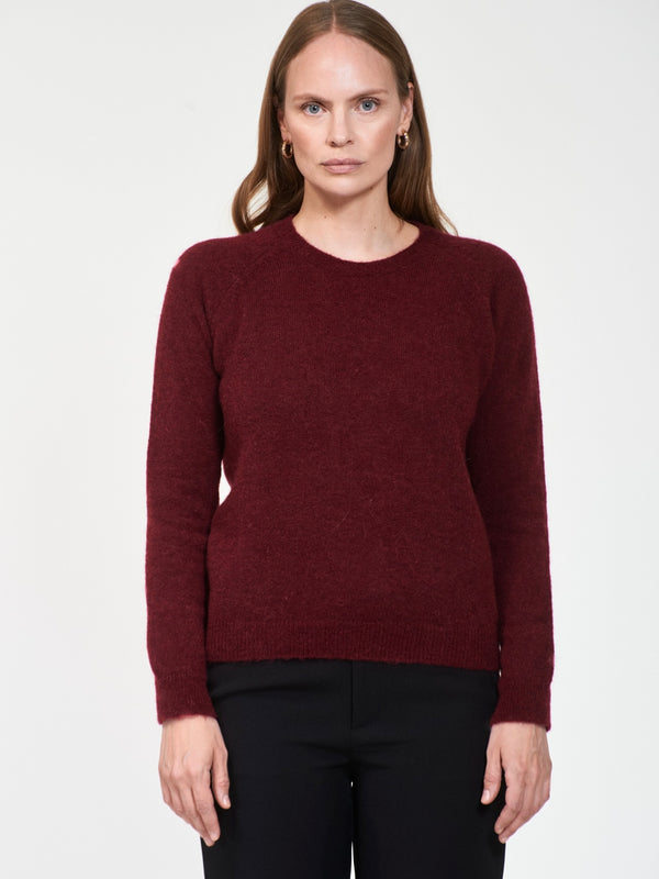 FIONA Pullover, Burgunder