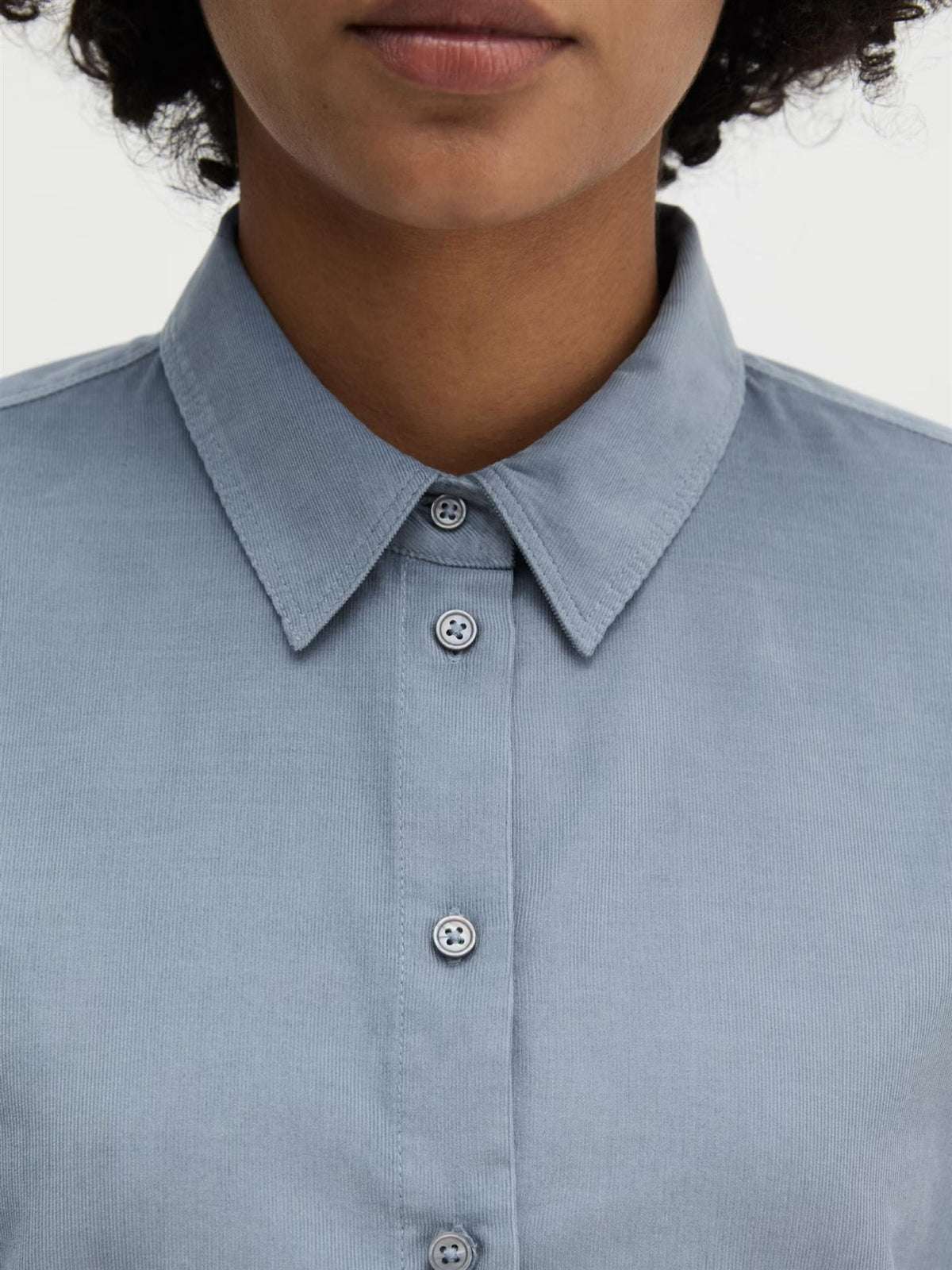 Woven Blouse, Stormy Sea