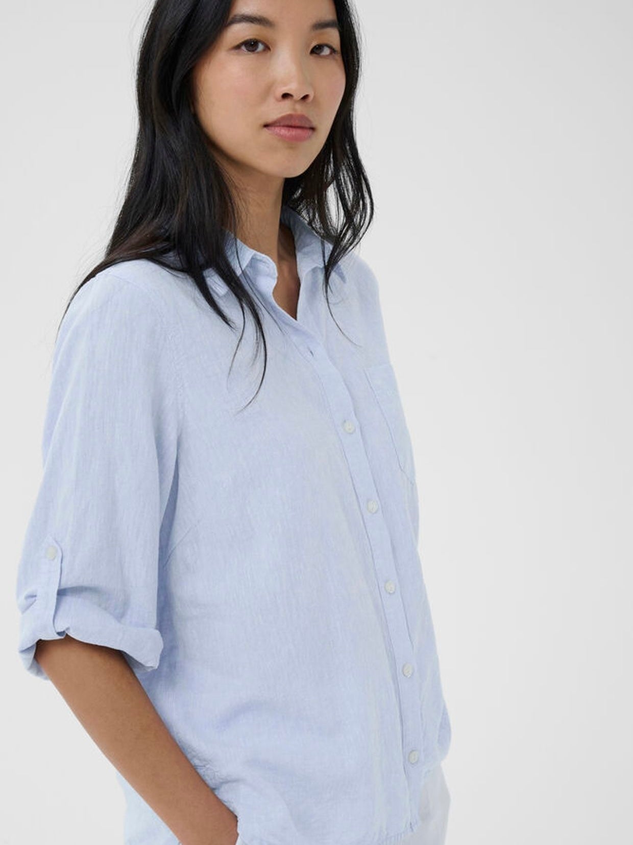Cindie PW Shirt, Light Blue