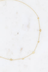 Necklace, mini gingkos