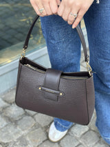 Fleuves Large Shoulderbag, Marron