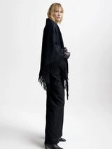 Alba Wool Scarf, Black