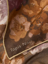 Light Daisy Scarf, Dark Olive