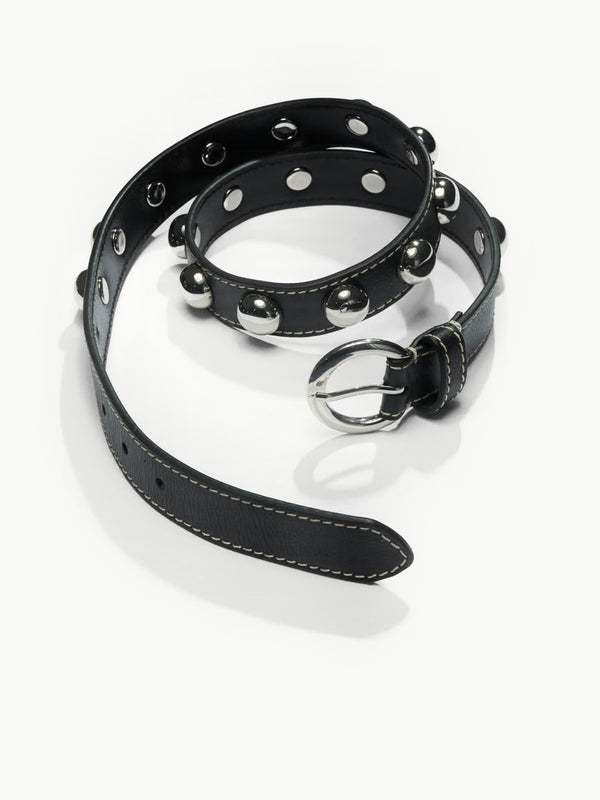 Jara Studed Belt, Black