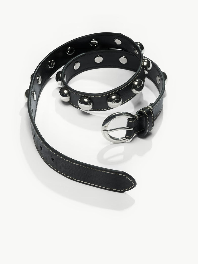 Jara Studed Belt, Black