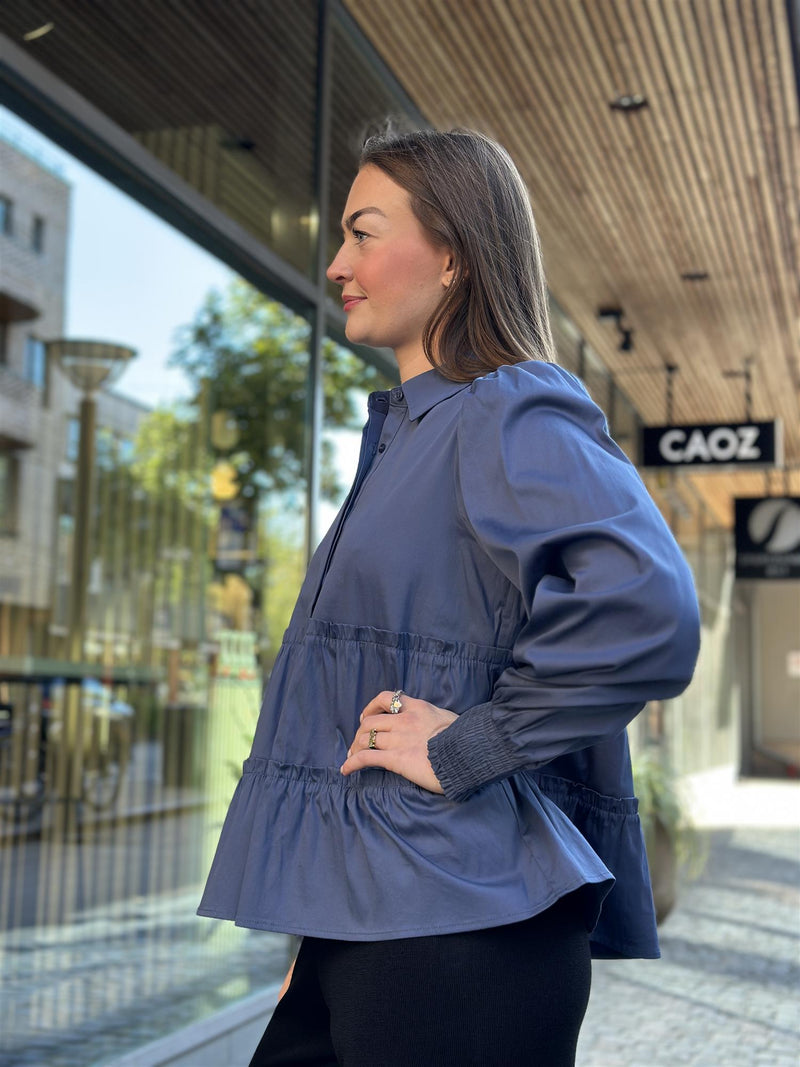 ISLA SOLID 95 shirt, Indigo Blue