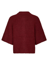 Benuta Fluffy Knit Cardigan, Red