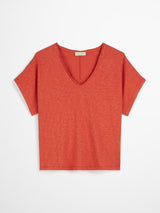 T-shirt, v-neck, short sleeve