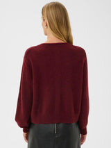 Ninell PW Cardigan, Burgunder