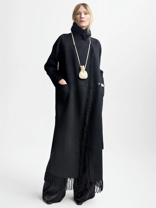 Deborah wool coat, Black