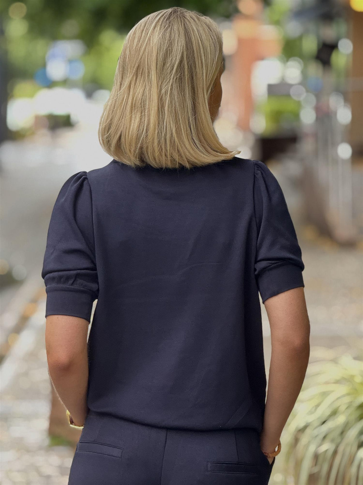 Candy Blouse, Navy