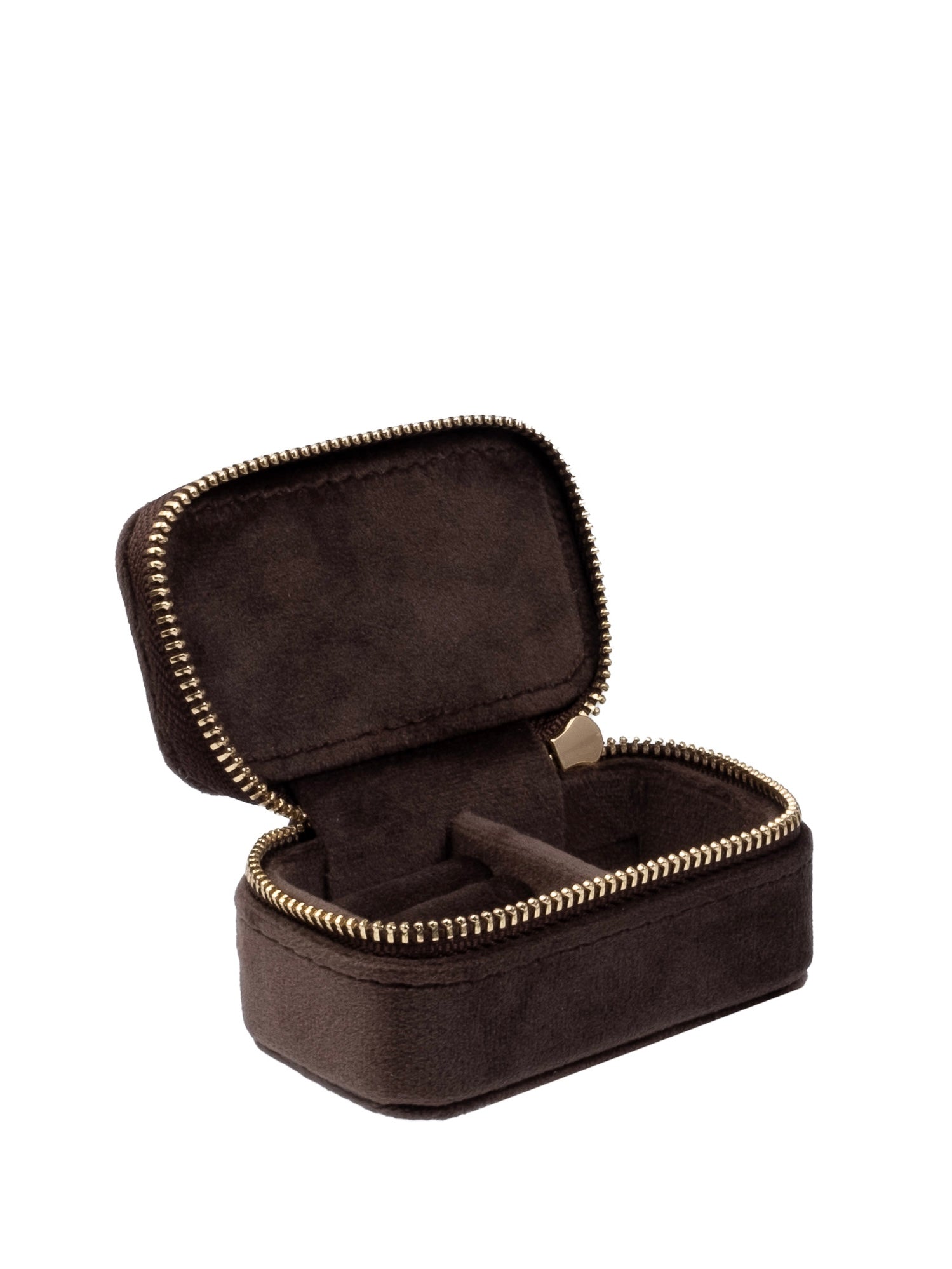 Velvet Jewellery Box Micro, Brown