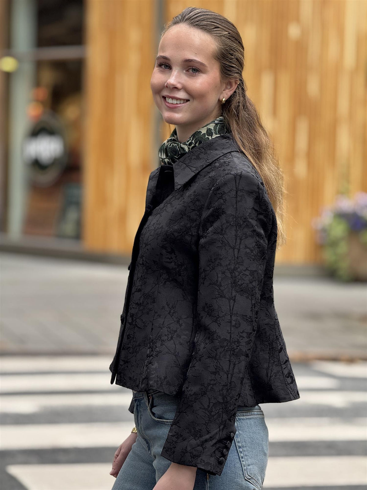 Brocade Blazer, Black