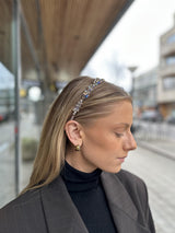 Crystal Hair Band, Taupe