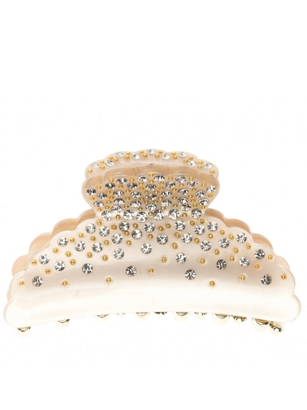 Crystal Hair Claw Large, Sand
