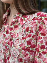 Cotton Slub Shirt, Poppy Field