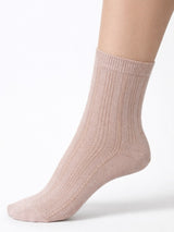 Glitter Drake Sock, Fawn