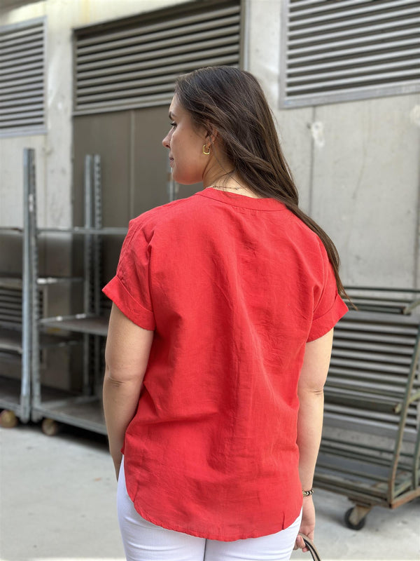 Relali - Blouse, Sweet Red