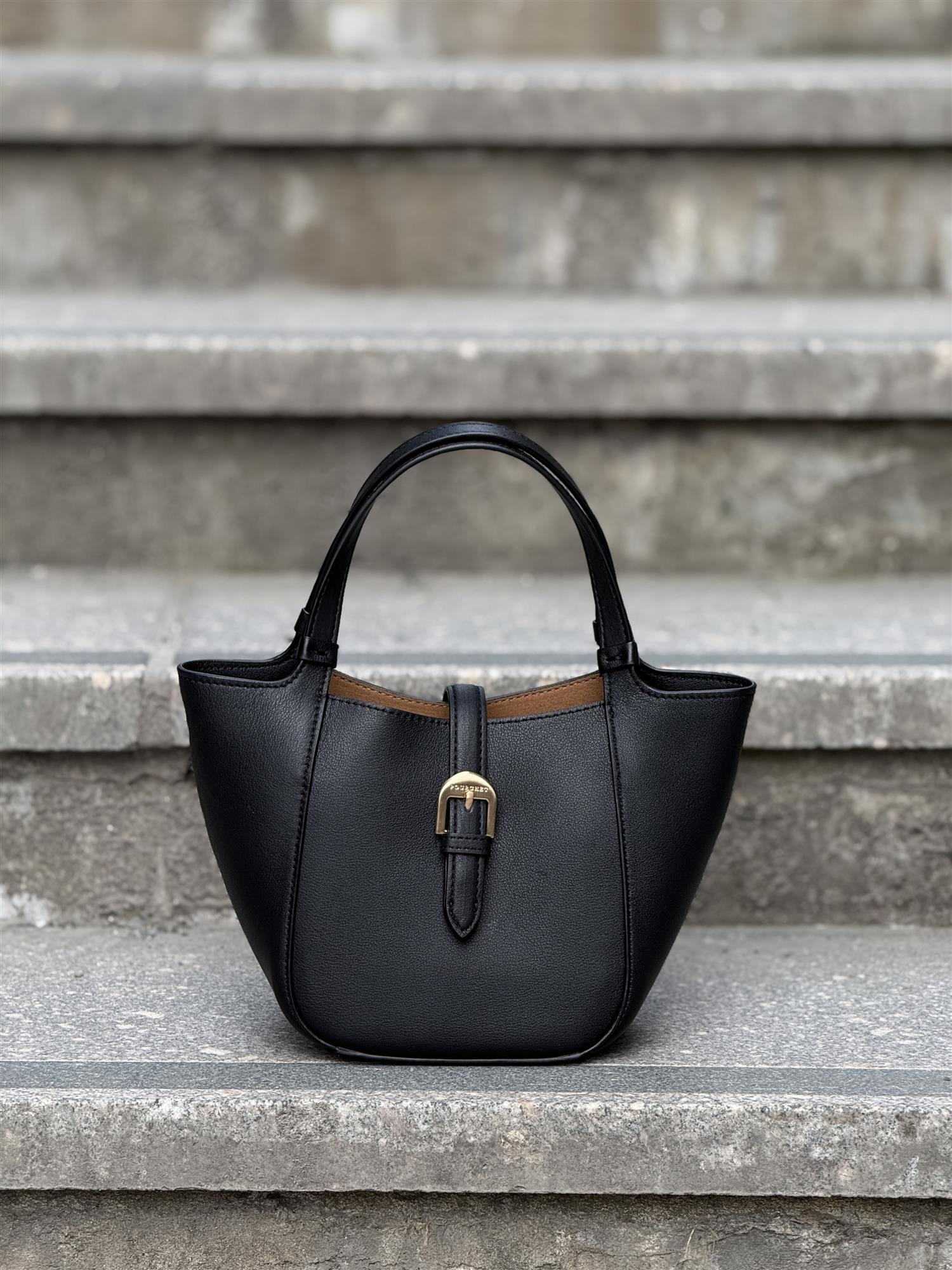 Lenvolee Small Shopper, Black