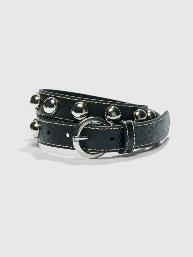 Jara Studed Belt, Black