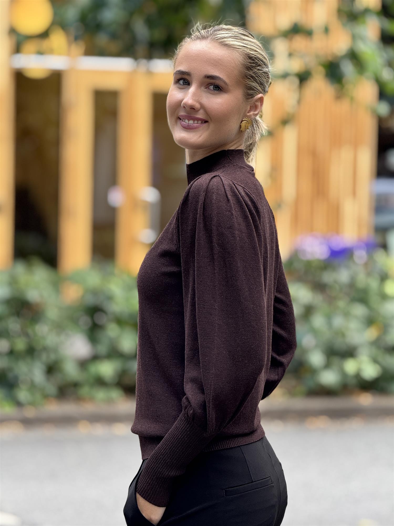 Carli Pullover, Brown