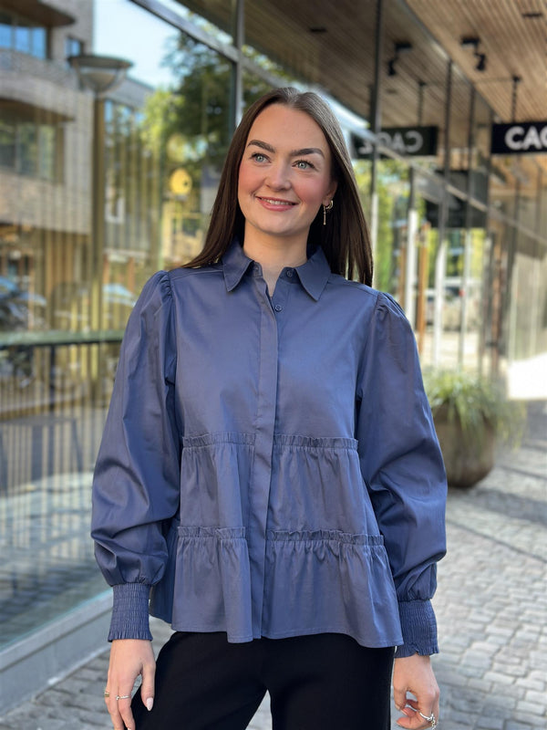 ISLA SOLID 95 shirt, Indigo Blue