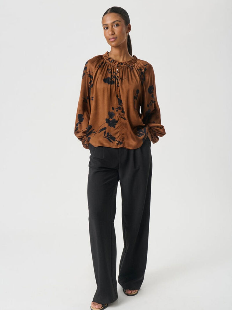 Venessa PW Blouse, Brown/Black