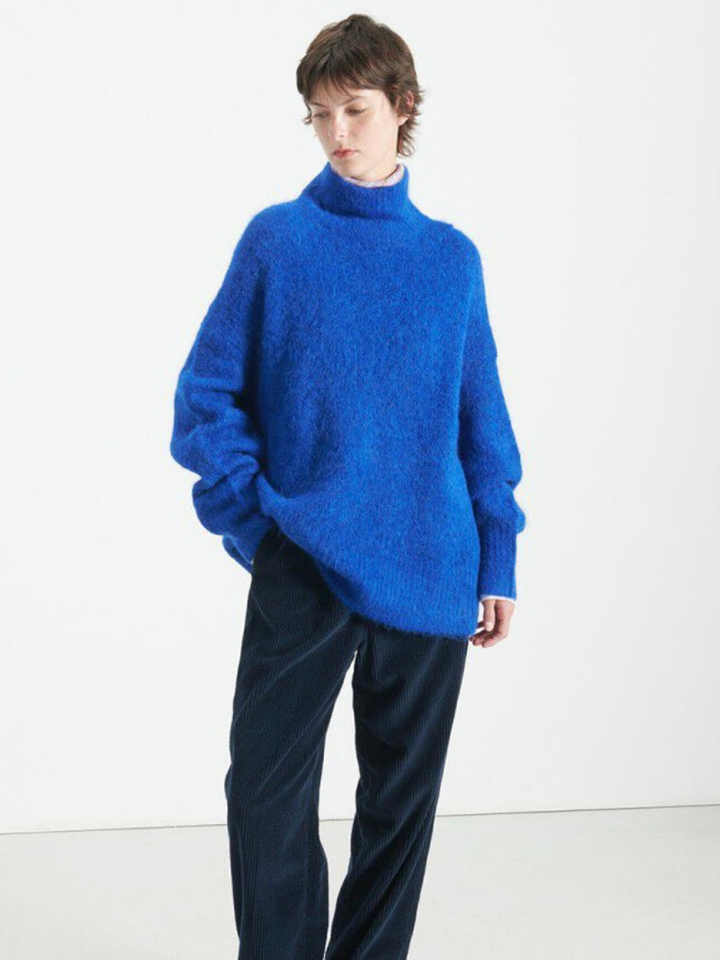 Niby Sweater T-Neck, Bleu