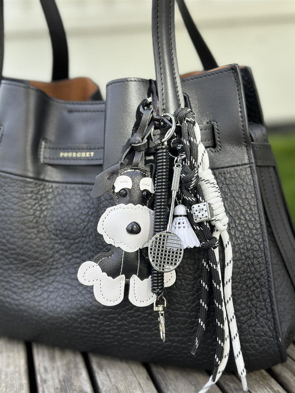 Bag Charm, Black Schnauzer