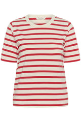 Ratani PW T-shirt, Red and white