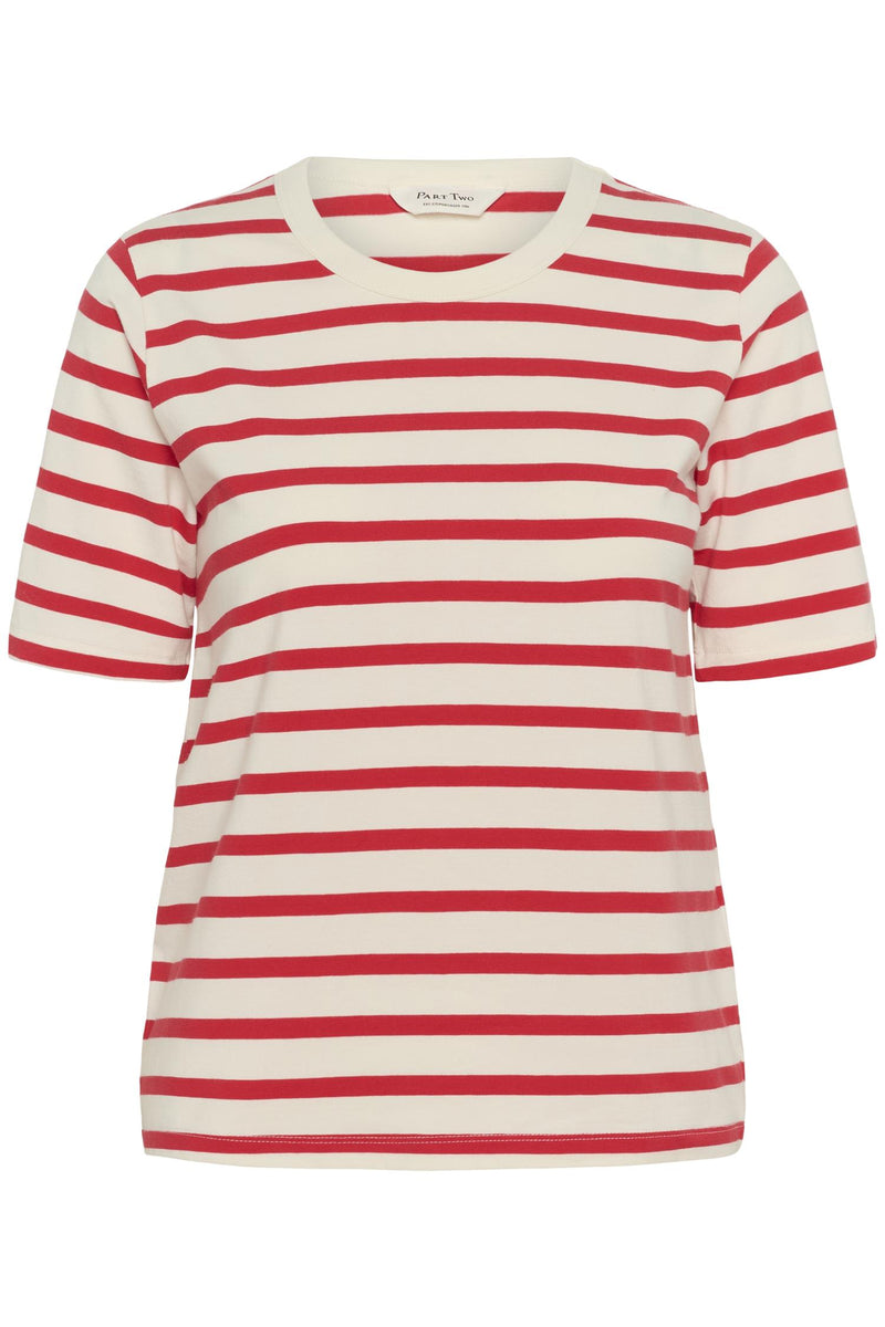 Ratani PW T-shirt, Red and white