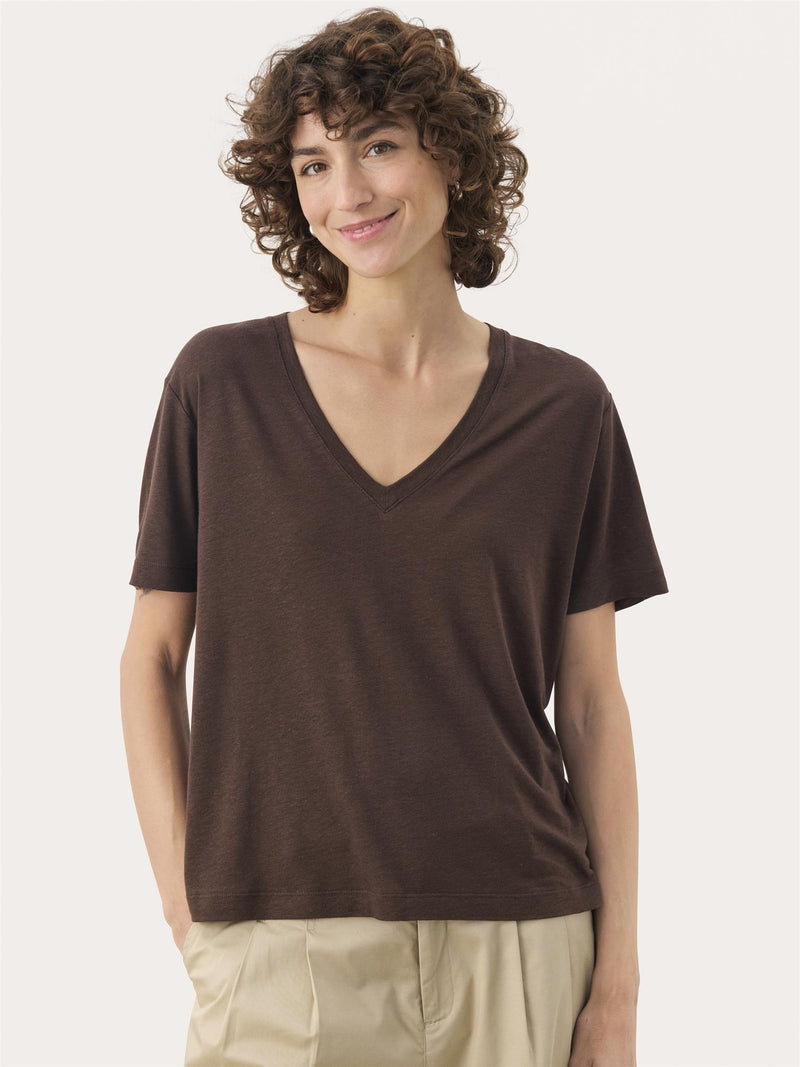 Riona PW T-Shirt, Brown