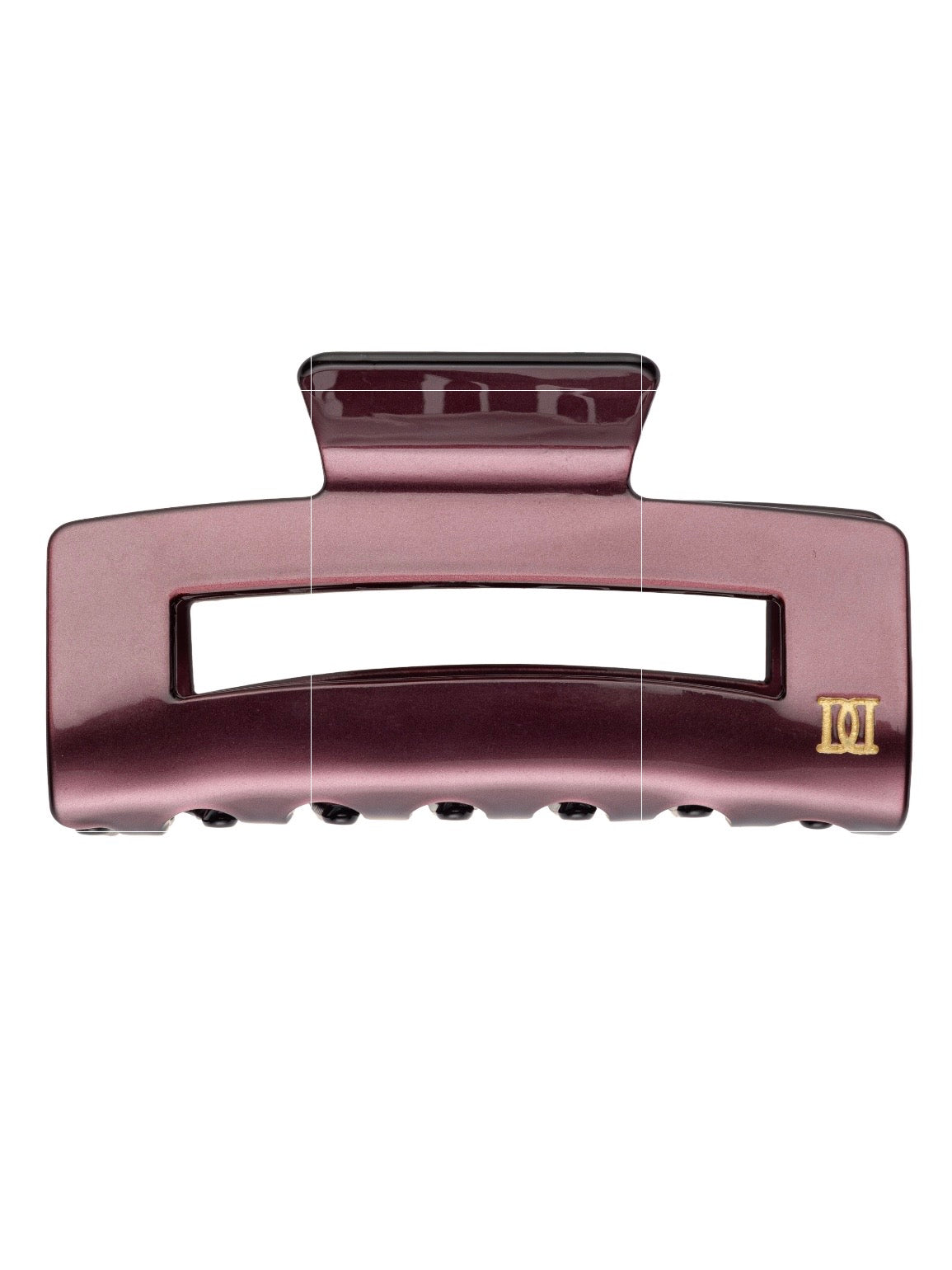 Square Hair Claw Large, Bordeaux