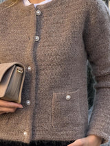 Casilda Cardigan, Brown
