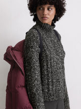 Coat, down filled, with hood, Burgunder