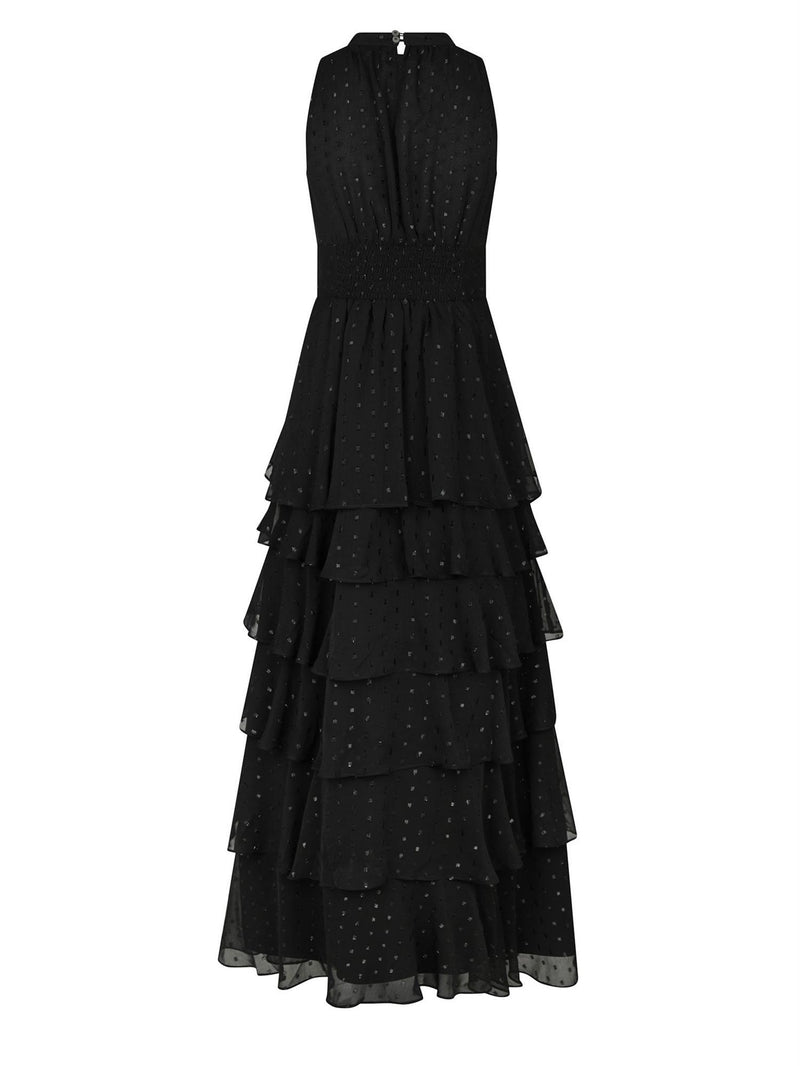 Marli Glitz Dress, Black