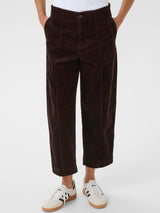 Netta PW Pant, Dark Brown